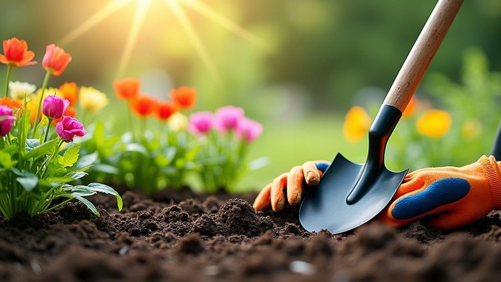 efficient gardening tool use