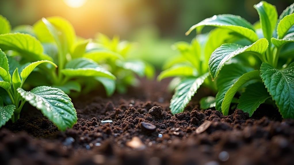 mulch enhances soil moisture