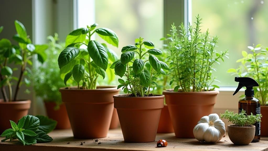 pest free indoor herb care