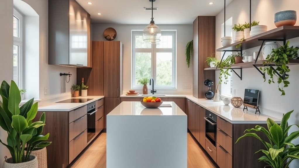 10 Inspiring Ideas for Galley Kitchen Islands in Small Spaces